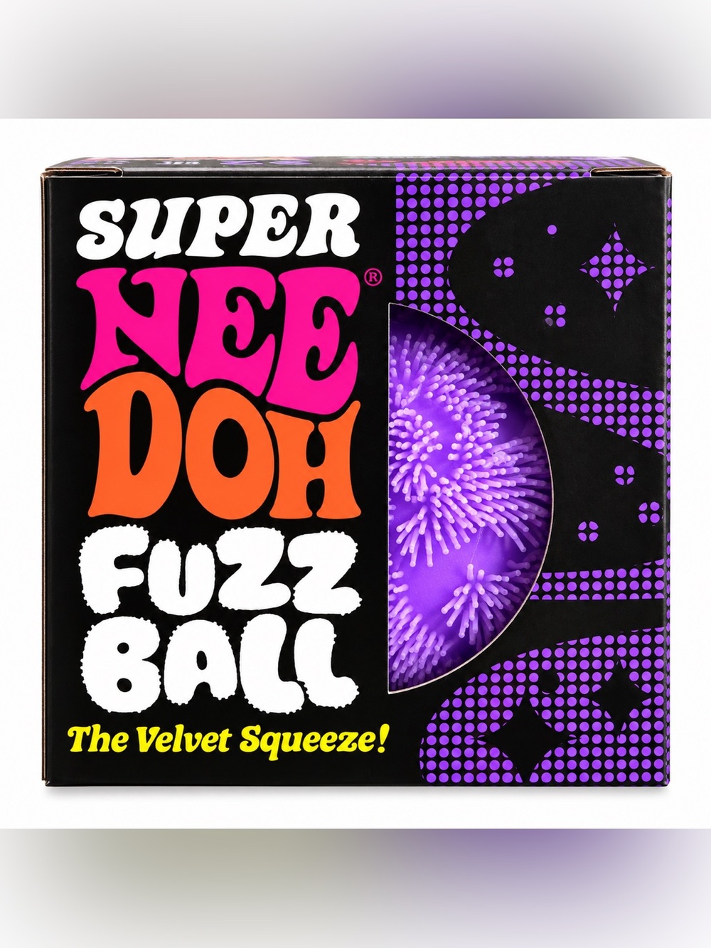 Super needoh Fuzzball the velvet squeeze purple